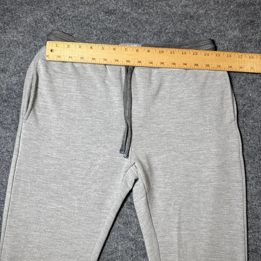Mugsy Sweatpant Joggers Men Small Gray Stretch Tapered Drawstring Cozy Pants‎